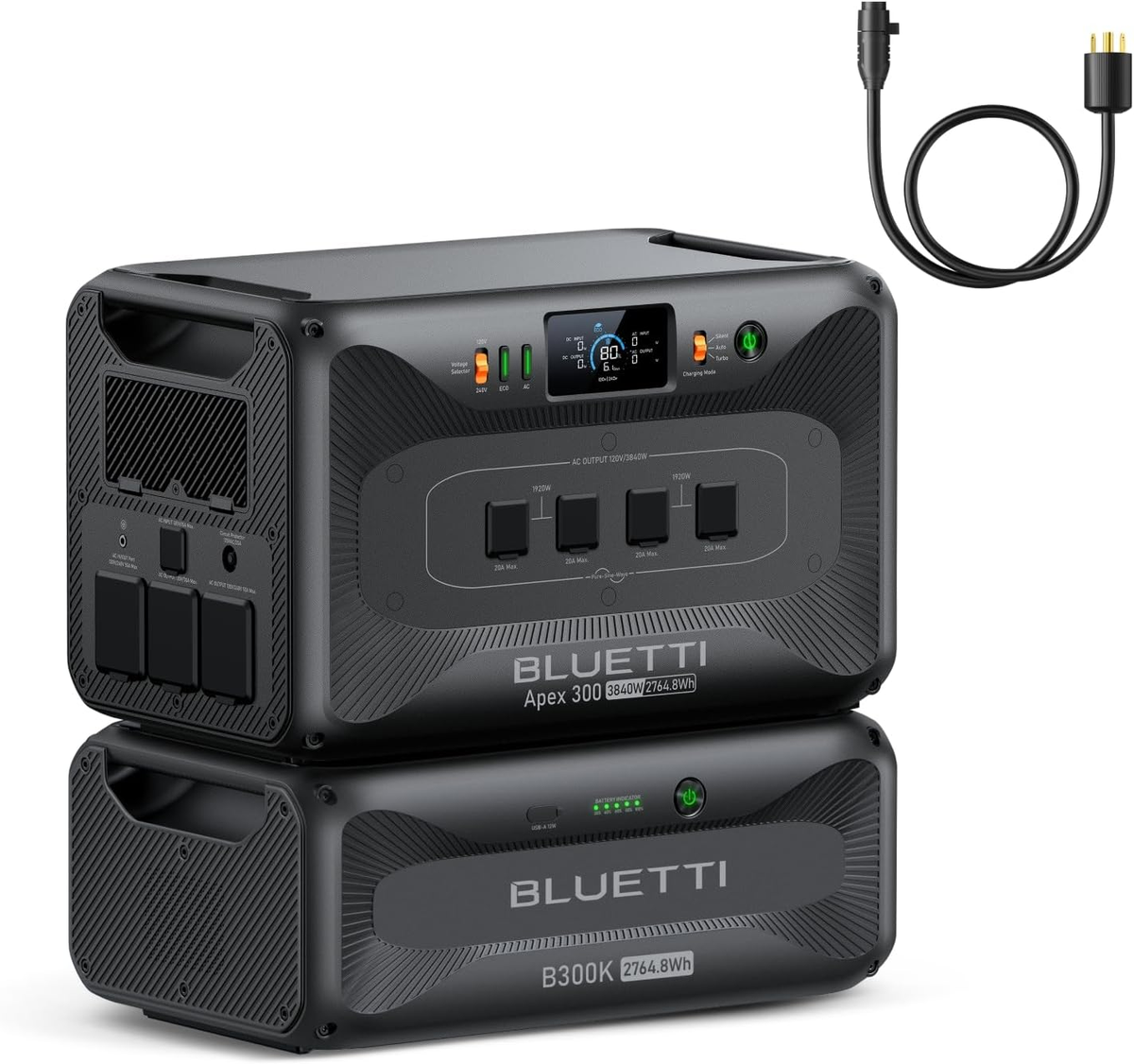 Apex 300 Versatile Power Station | 3,840W, 2,764.8Wh-A