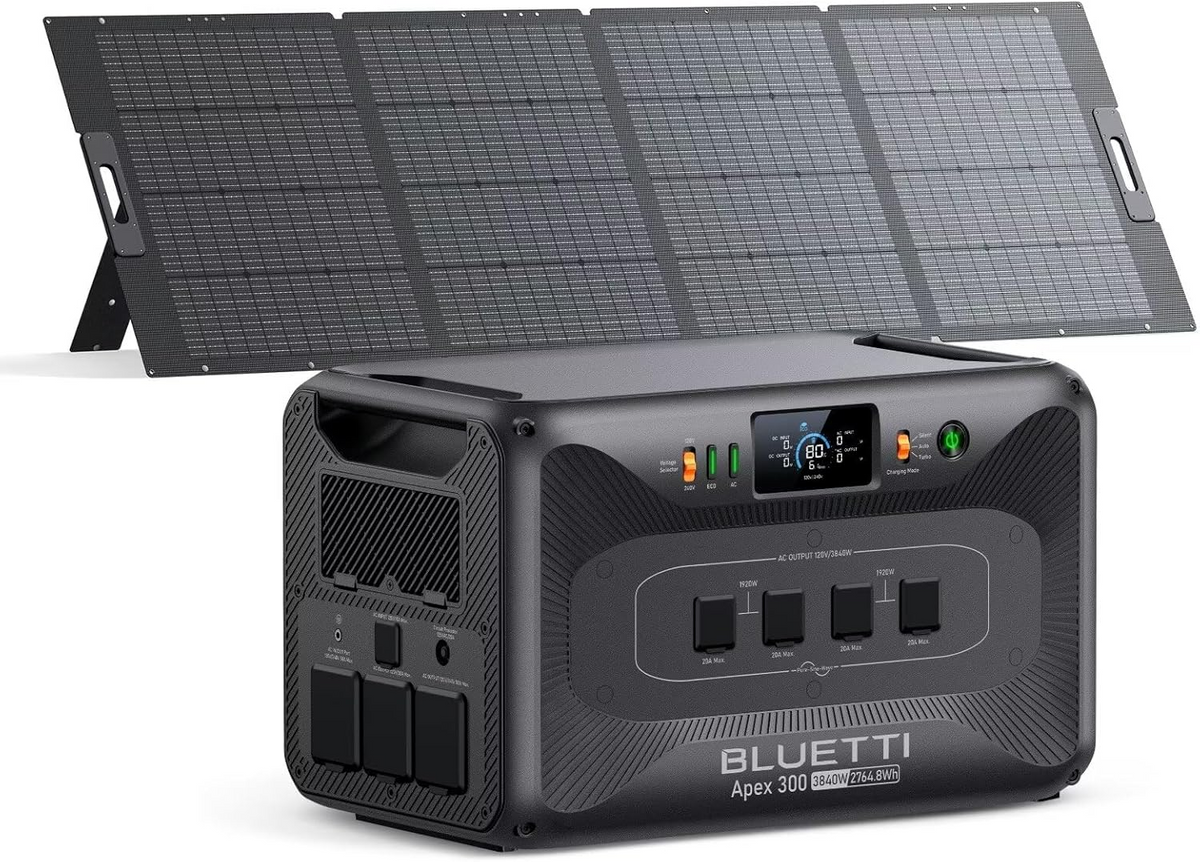Apex 300 Versatile Power Station | 3,840W, 2,764.8Wh-A