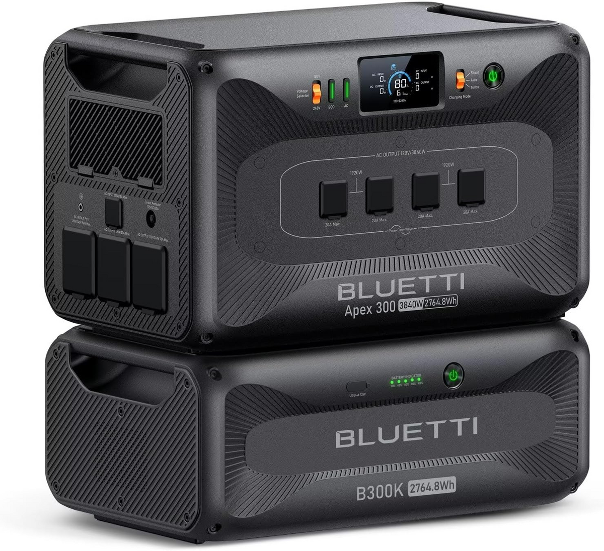 Apex 300 Versatile Power Station | 3,840W, 2,764.8Wh-A