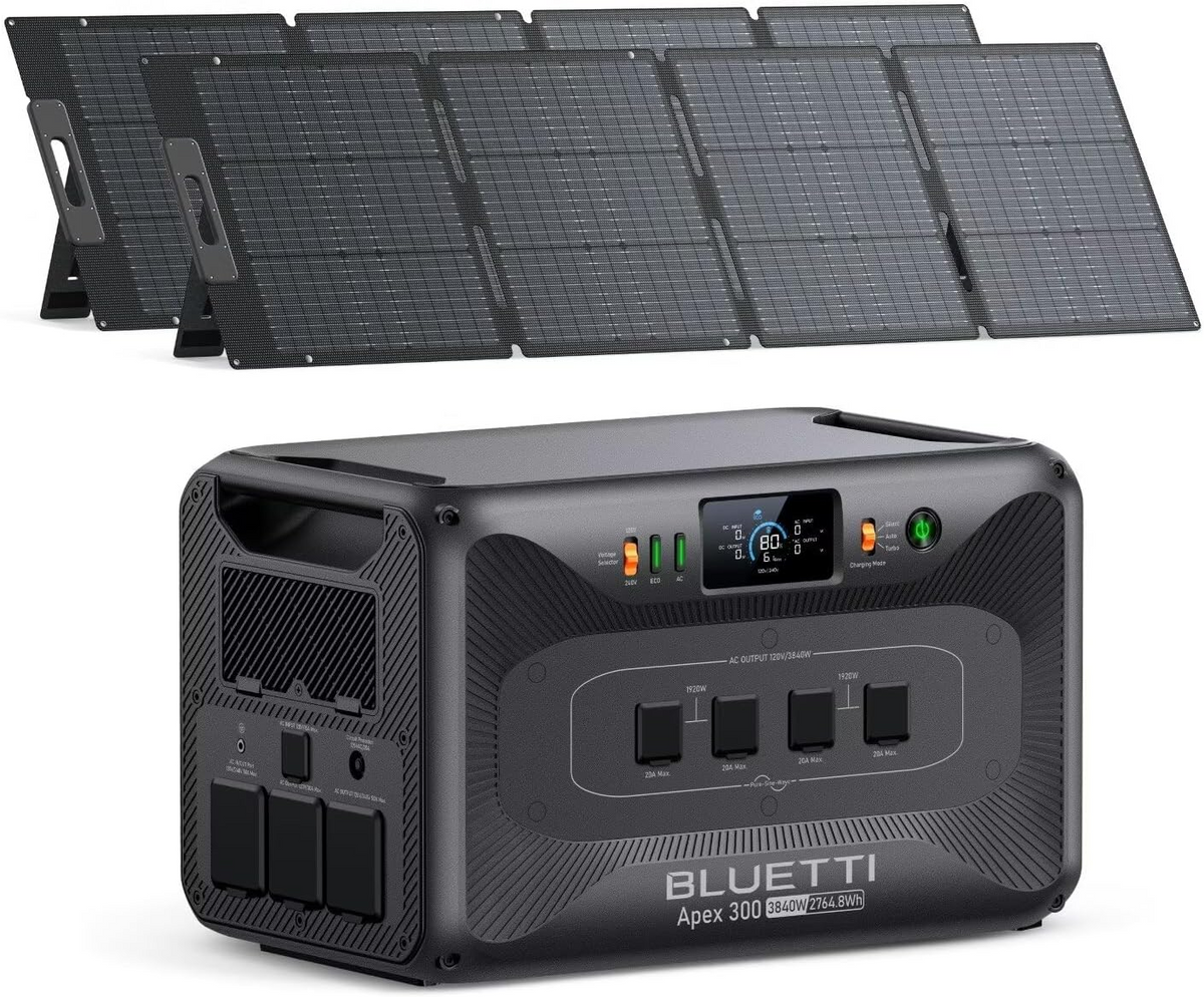 Apex 300 Versatile Power Station | 3,840W, 2,764.8Wh-A