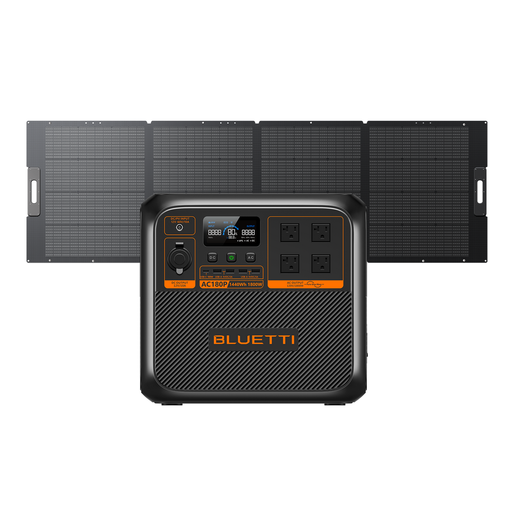 BLUETTI AC180P Portable Power Station | 1,800W 1,440Wh