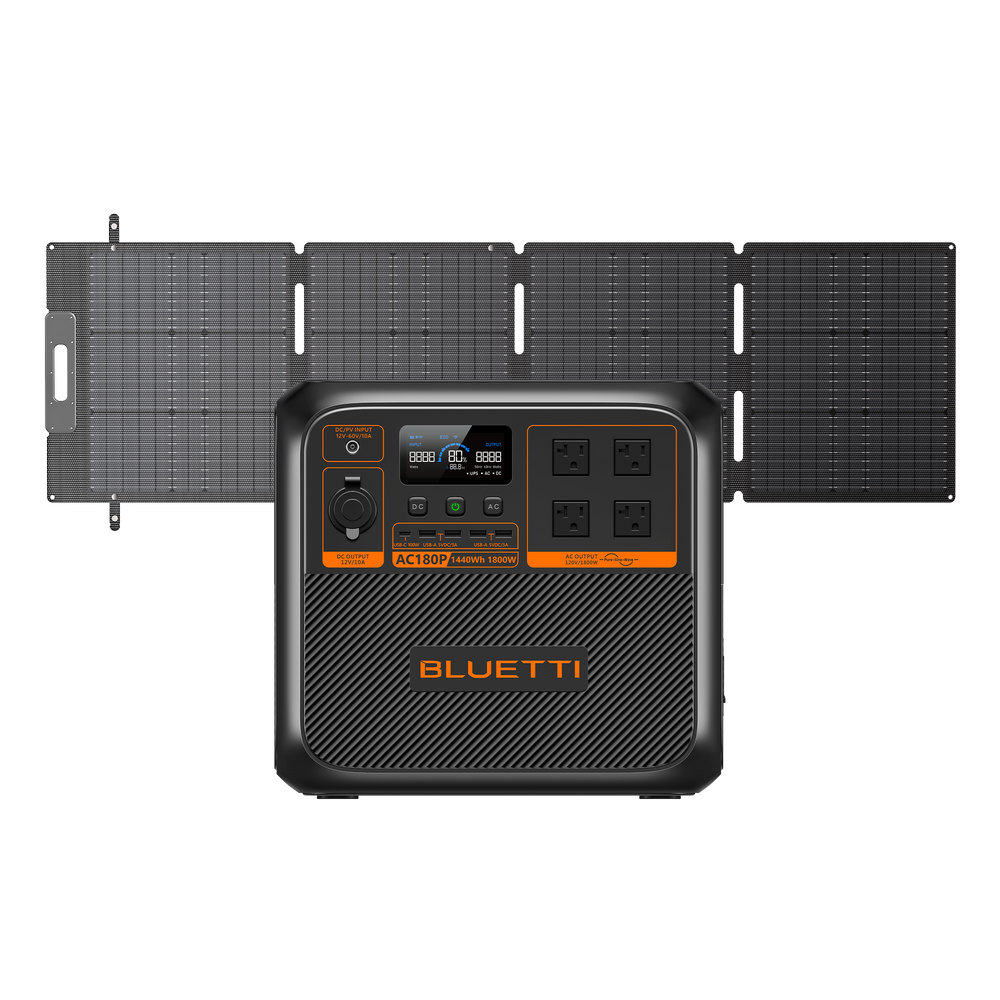 BLUETTI AC180P Portable Power Station | 1,800W 1,440Wh