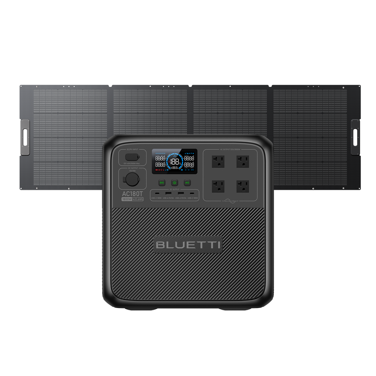 BLUETTI AC180T Solar Generator | 1,800W 1,433Wh