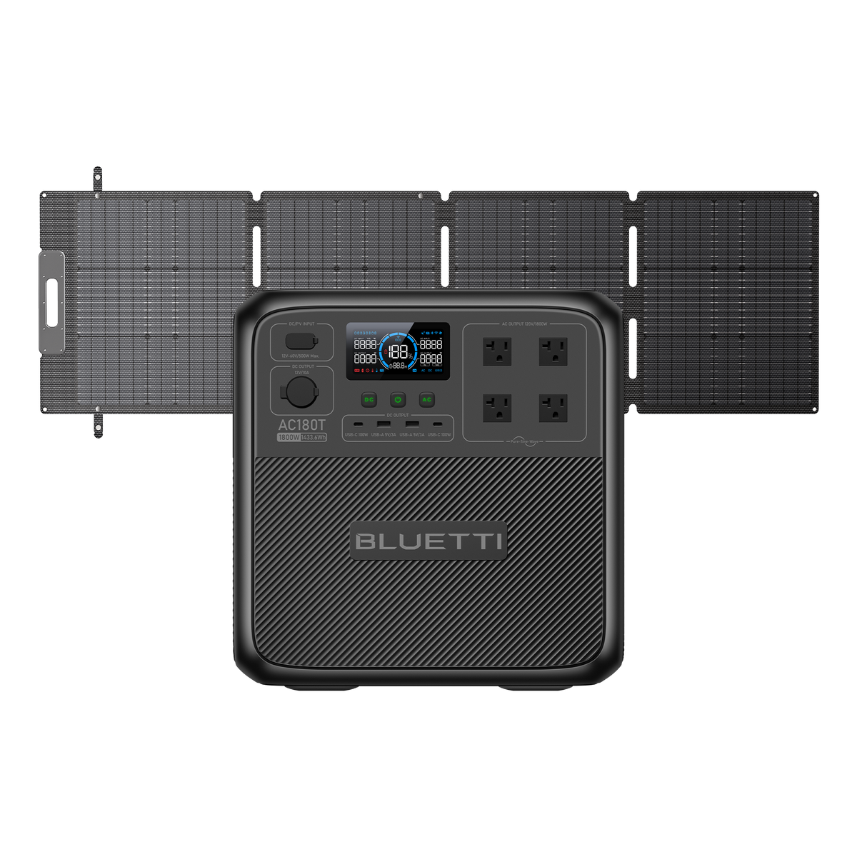 BLUETTI AC180T Solar Generator | 1,800W 1,433Wh