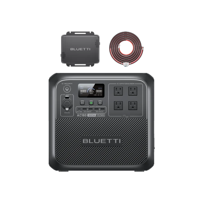 BLUETTI AC180 Solar Portable Power Station-AA
