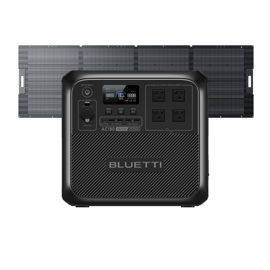 BLUETTI AC180 Solar Portable Power Station-AA