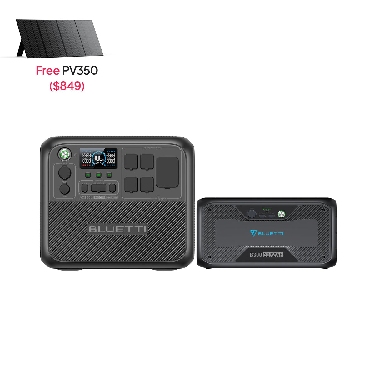 BLUETTI AC200L Portable Power Station-A