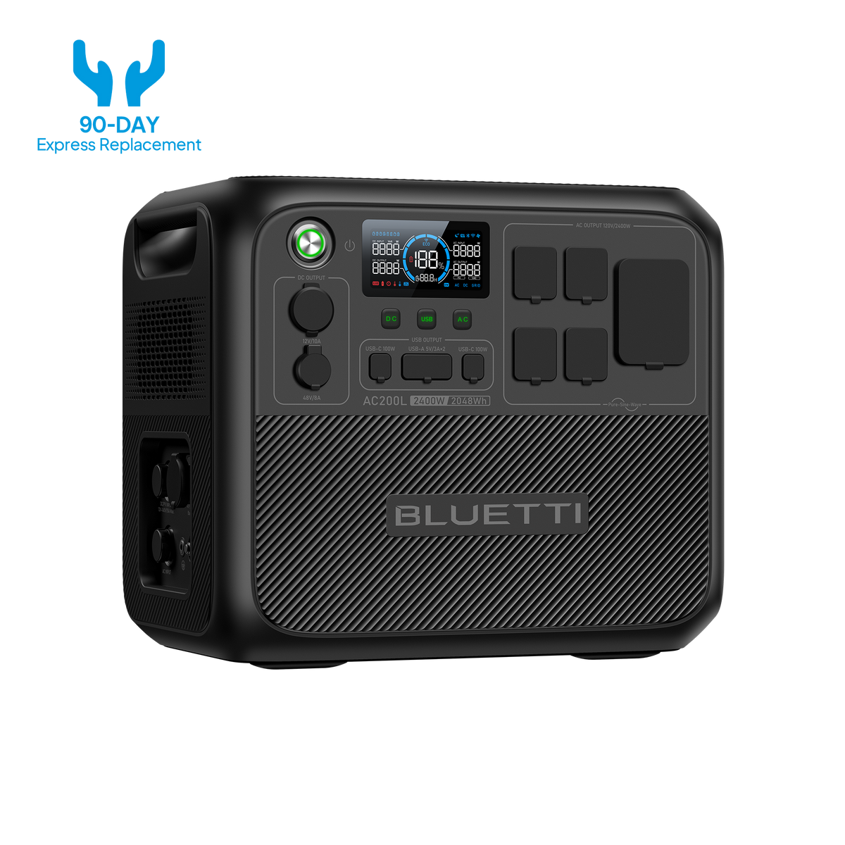 BLUETTI AC200L Portable Power Station-A