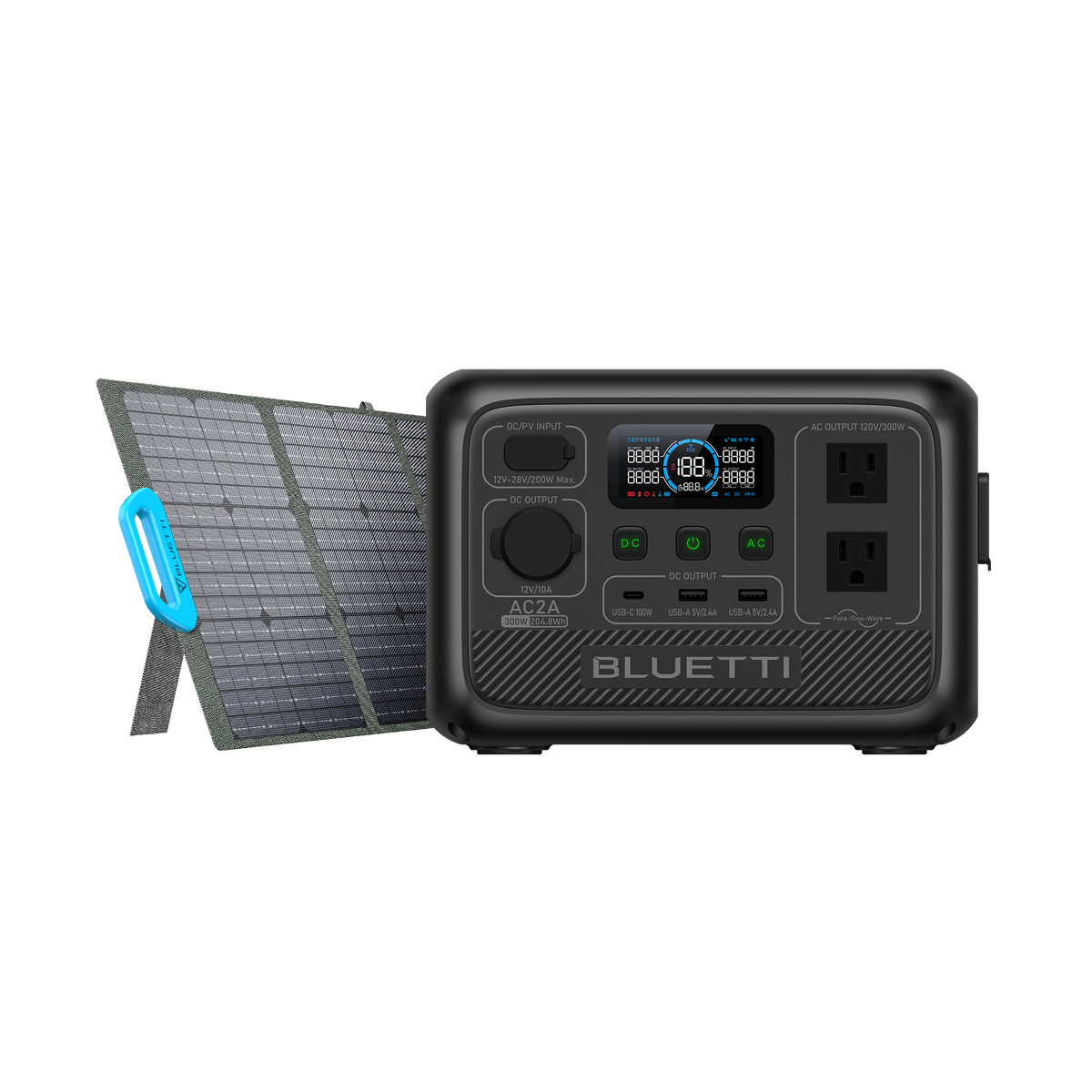 BLUETTI AC2A Portable Power Station-A