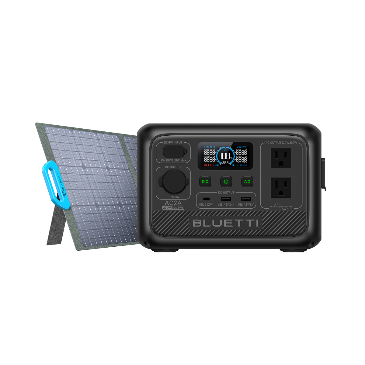 BLUETTI AC2A Portable Power Station-A