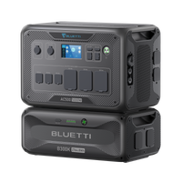 BLUETTI Solar Generator AC500 & B300K Expansion Battery, 2,764.8Wh LiFePO4 Battery Generator w/ 6 5,000W AC Outlets (10KW Peak), 50A NEMA 14-50R, Modular Power System for Home Use, Emergency