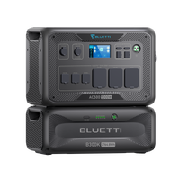 BLUETTI Solar Generator AC500 & B300K Expansion Battery, 2,764.8Wh LiFePO4 Battery Generator w/ 6 5,000W AC Outlets (10KW Peak), 50A NEMA 14-50R, Modular Power System for Home Use, Emergency
