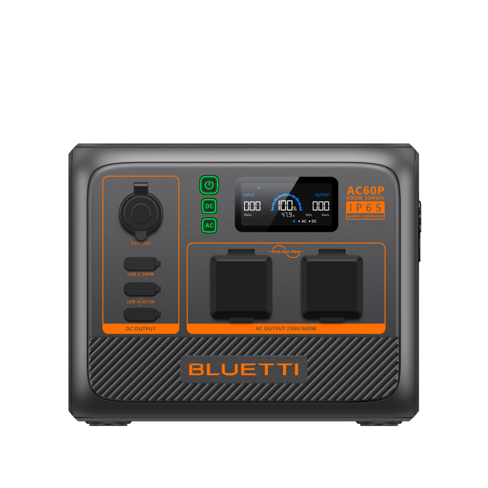 BLUETTI AC60P Portable Power Station | 600W 504Wh