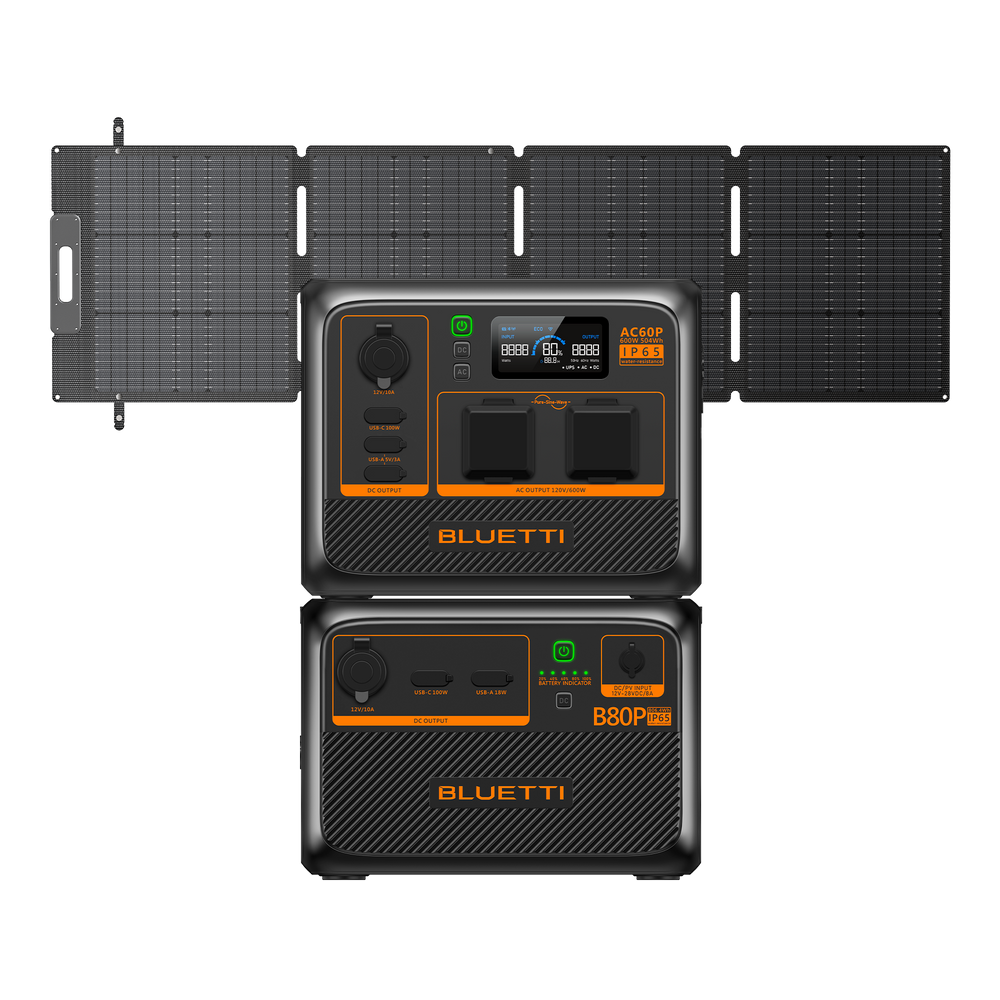 BLUETTI AC60P Portable Power Station | 600W 504Wh
