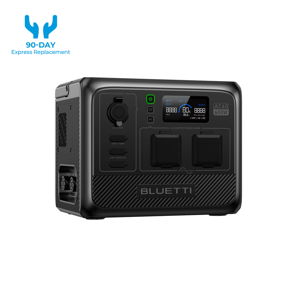 BLUETTI Pioneer 50 (AC60) Portable Power Station | 600W 403Wh