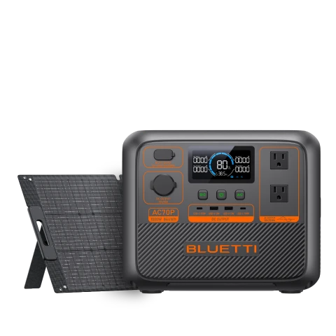 BLUETTI AC70P Portable Power Station | 1000W 864Wh -A