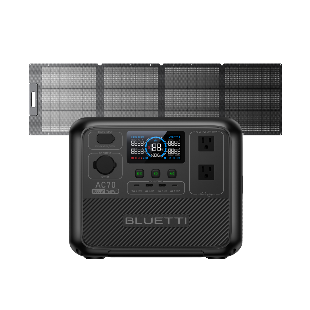 BLUETTI Portable Power Station AC70+200W -A