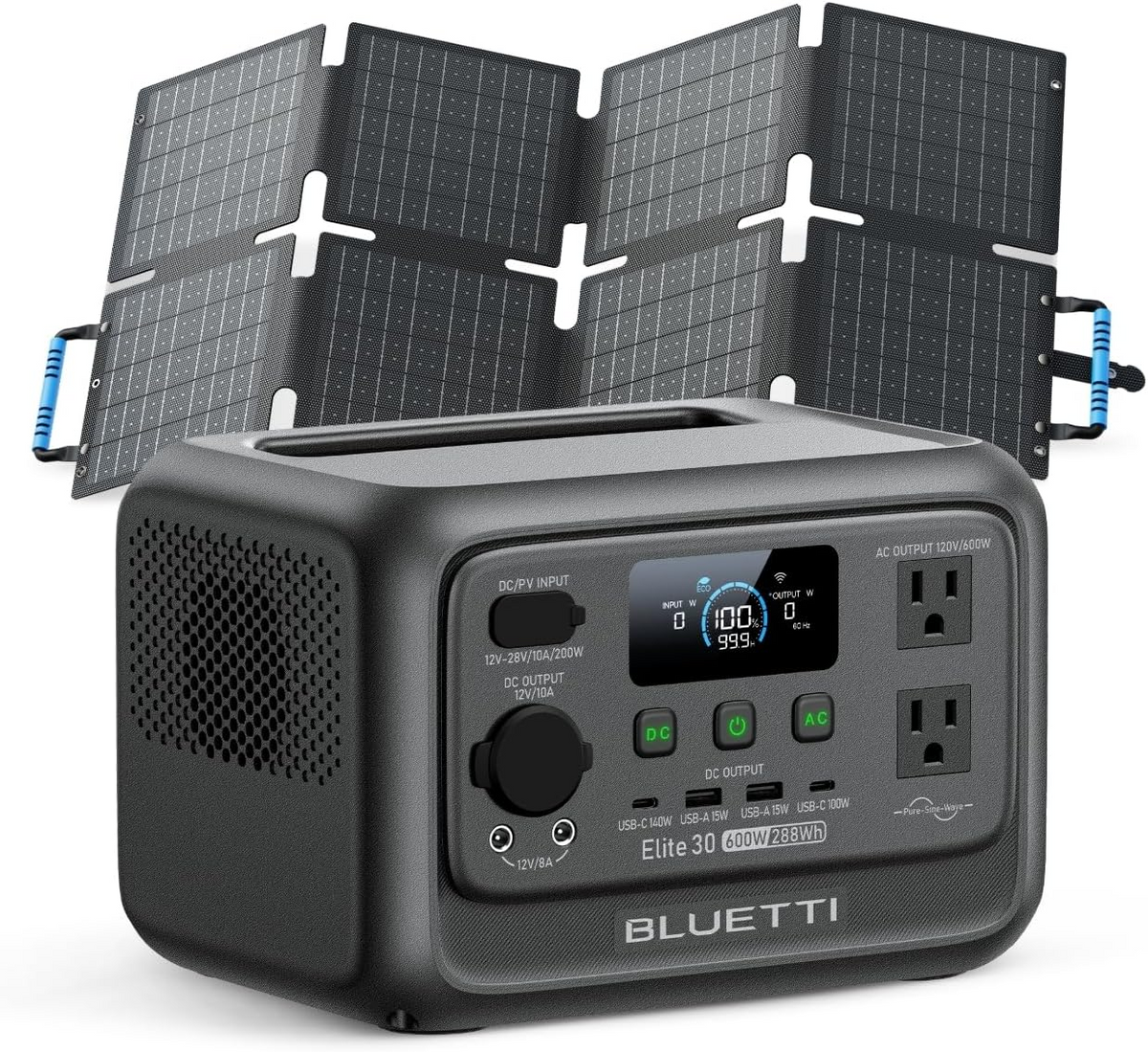 BLUETTI Elite 30 V2 Portable Power Station-A
