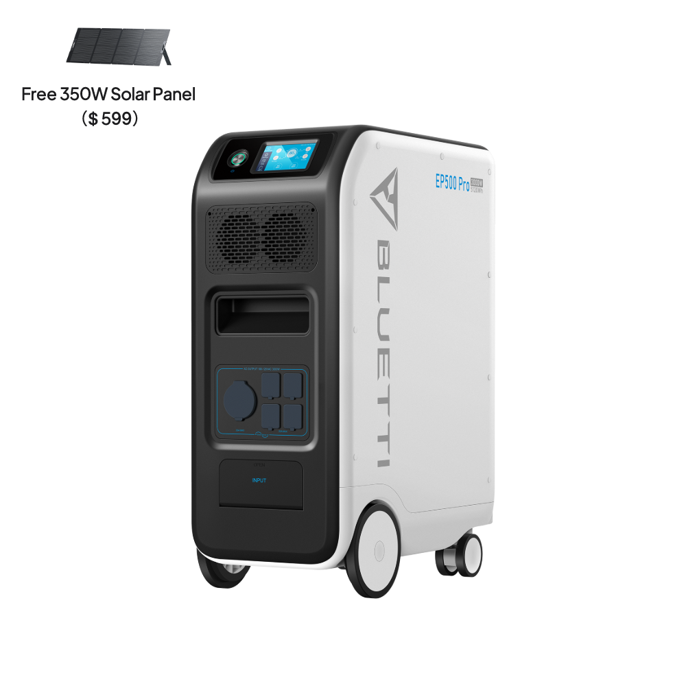 BLUETTI EP500Pro Solar Power Station | 3,000W 5,120Wh