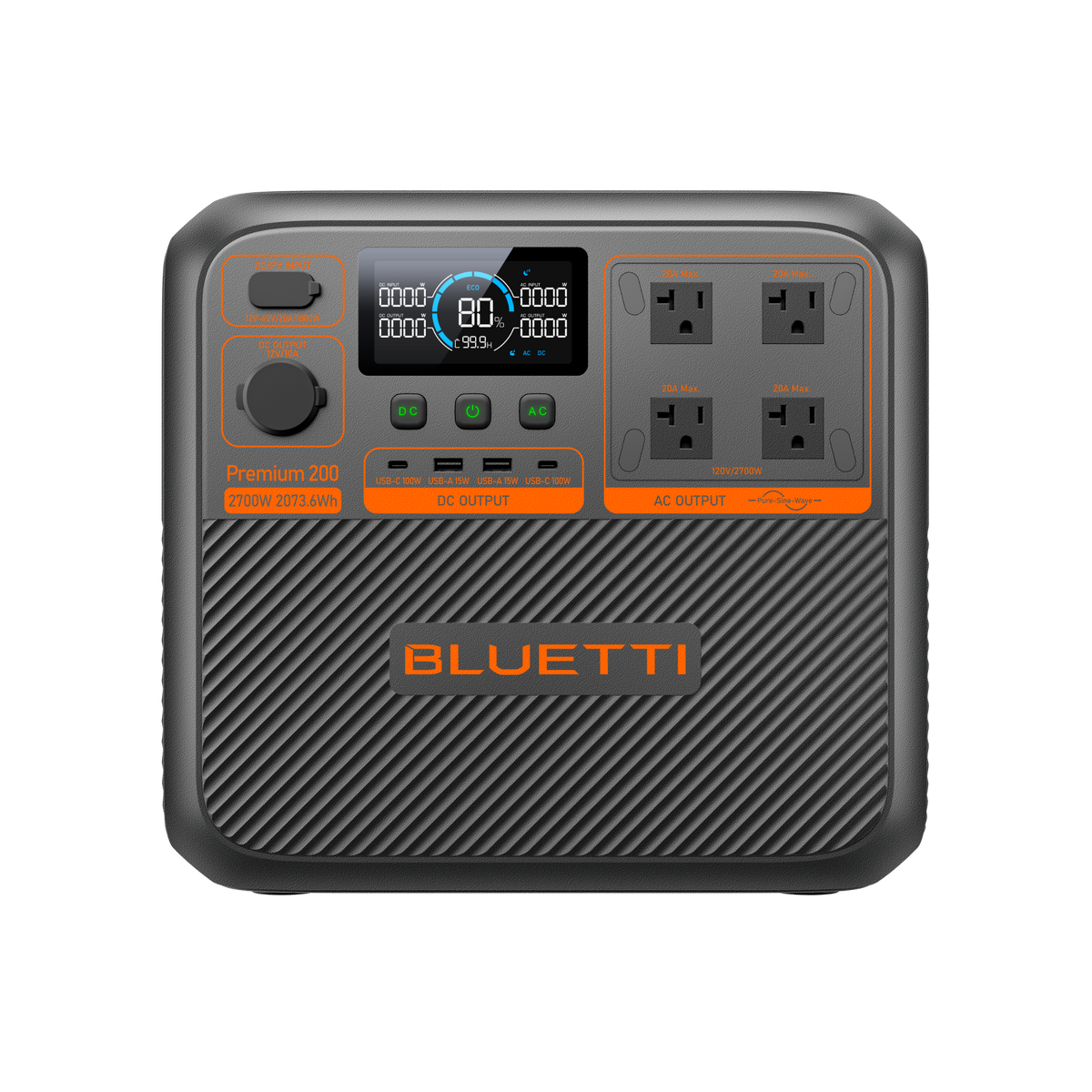 BLUETTI Premium 200 V2 Portable Power Station -A