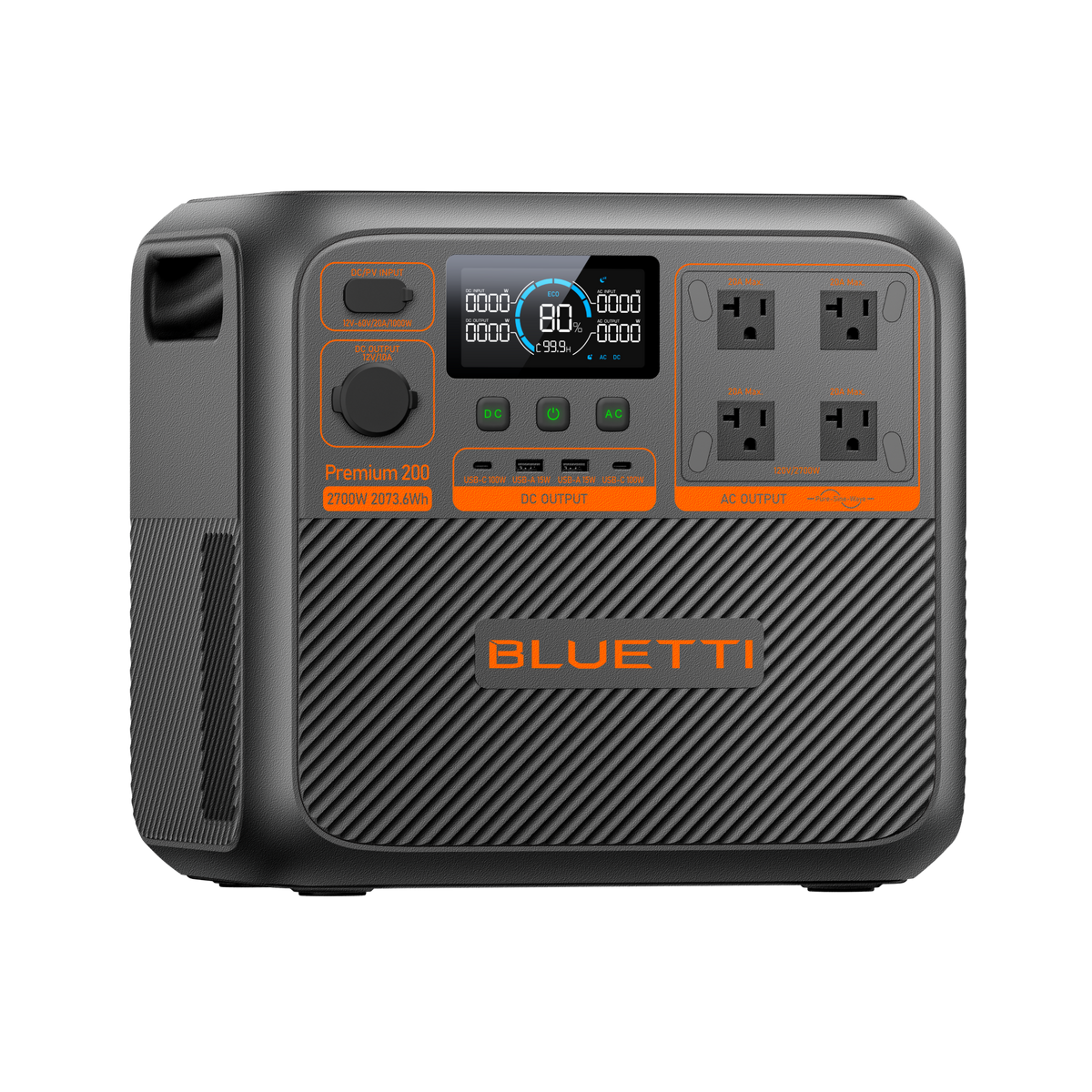 BLUETTI Premium 200 V2 Portable Power Station -A