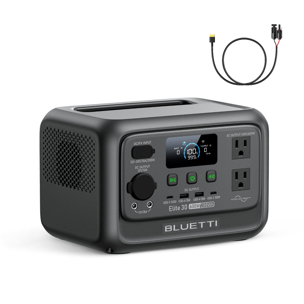 BLUETTI Elite 30 V2 Portable Power Station-A