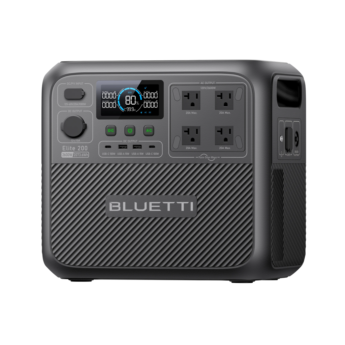 BLUETTI Elite 200 V2 Portable Power Station-A