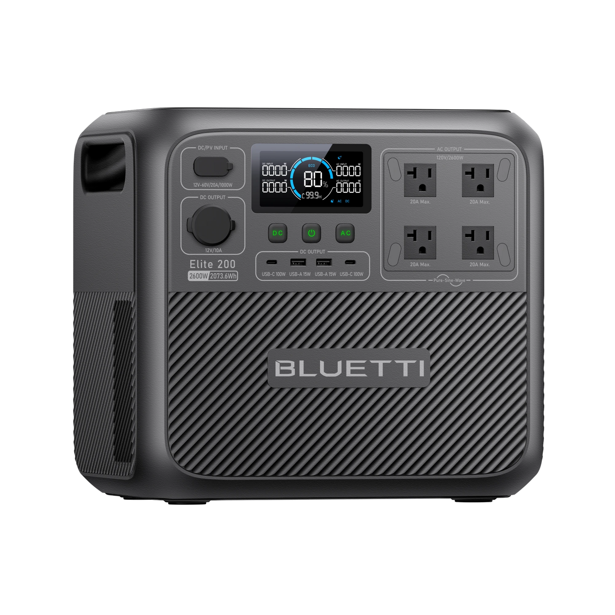 BLUETTI Elite 200 V2 Portable Power Station-A