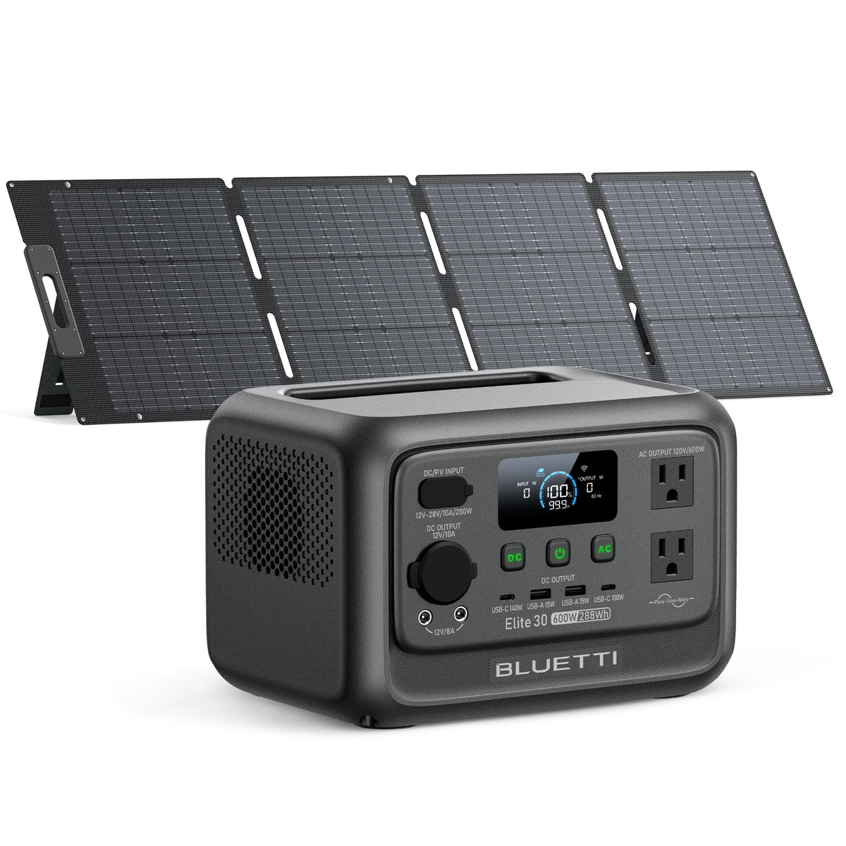 BLUETTI Elite 30 V2 Portable Power Station-A