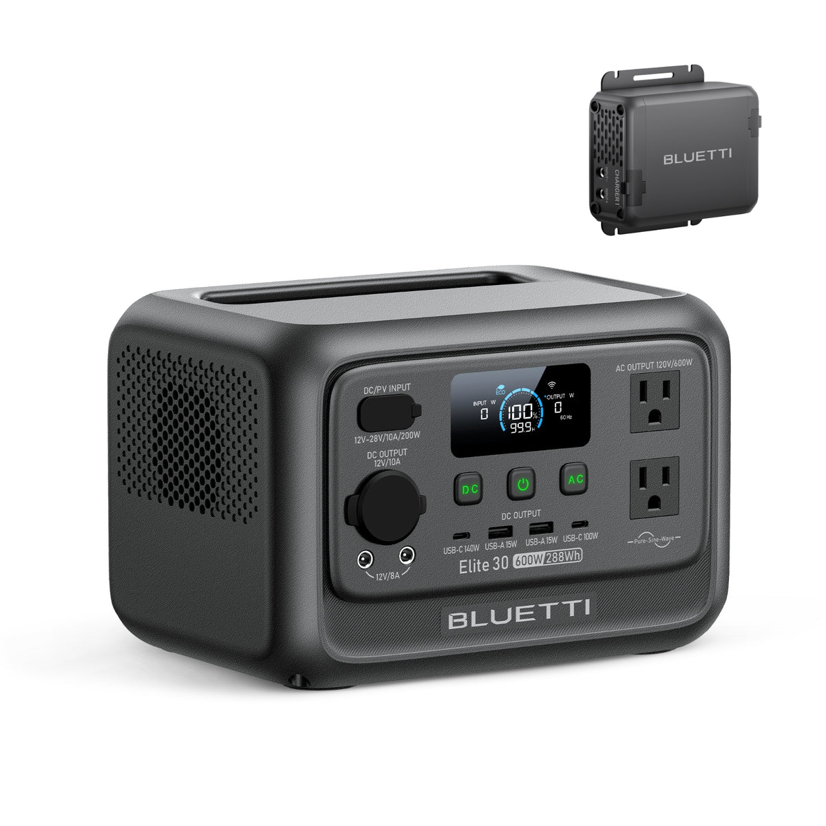 BLUETTI Elite 30 V2 Portable Power Station-A