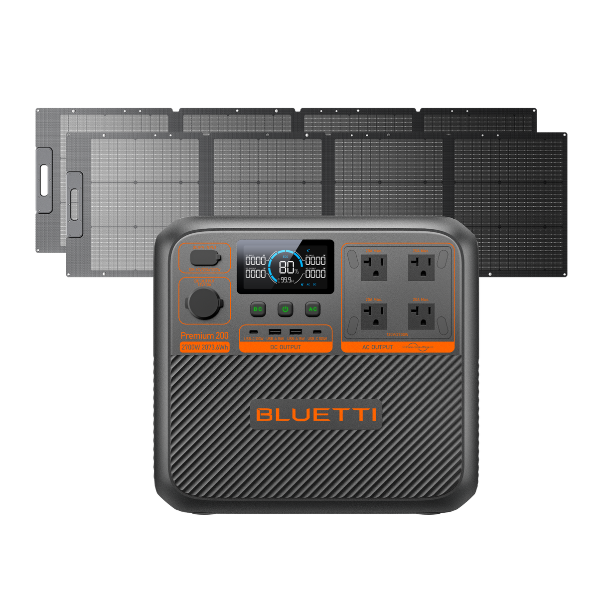 BLUETTI Premium 200 V2 Portable Power Station -A