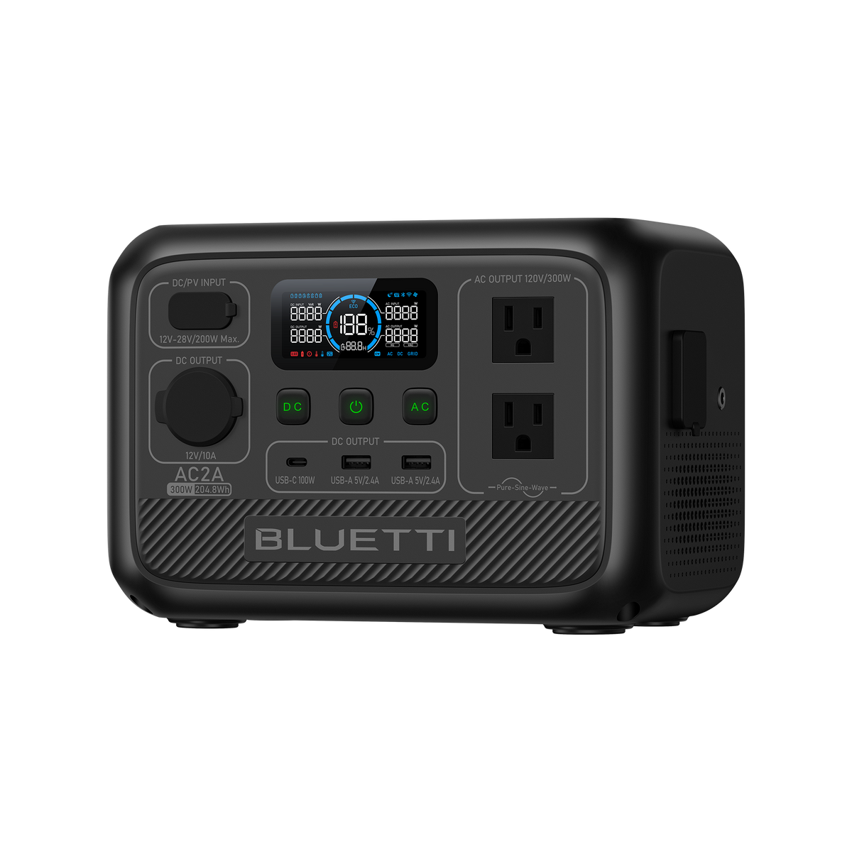 BLUETTI AC2A Portable Power Station | 300W 204Wh