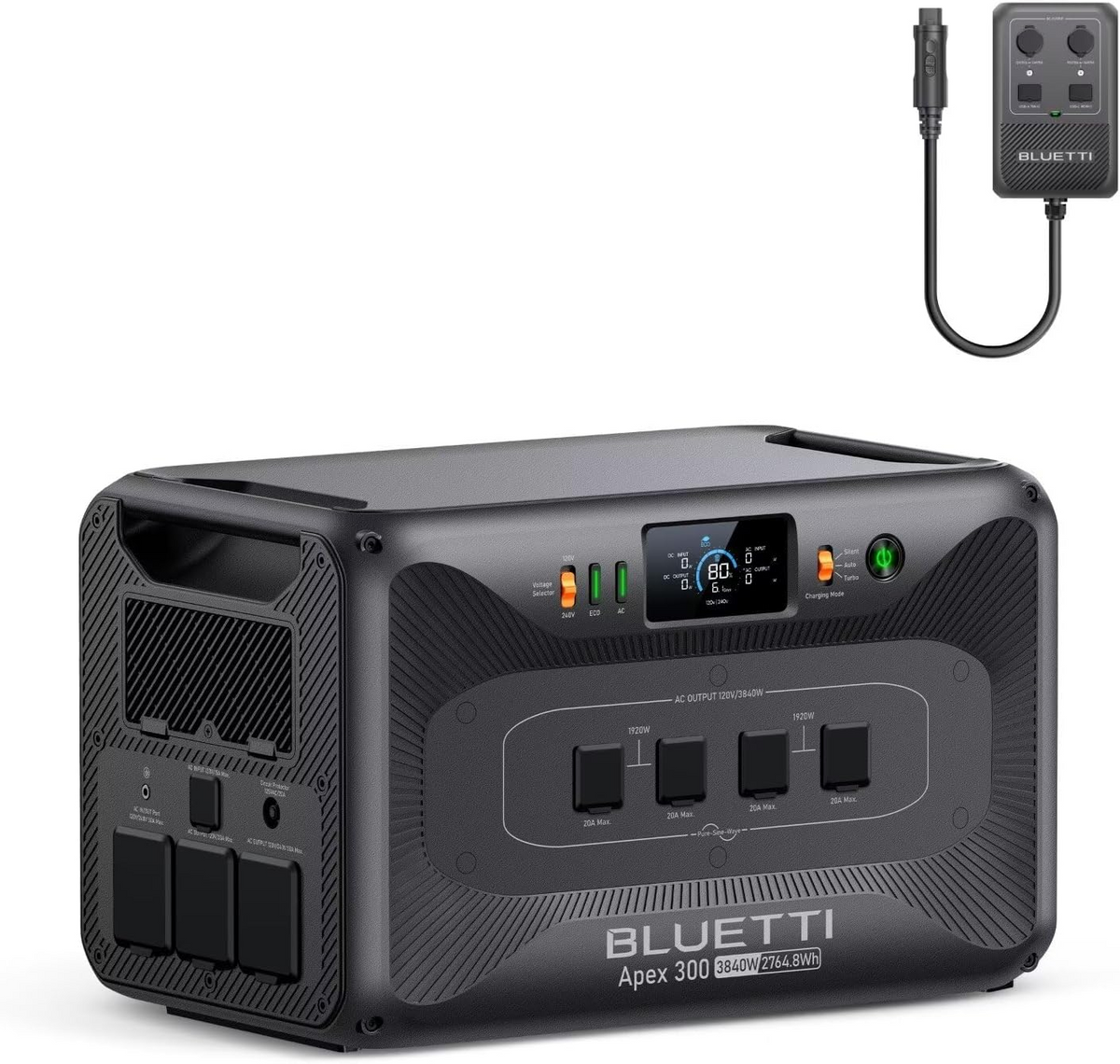 Apex 300 Versatile Power Station | 3,840W, 2,764.8Wh-A