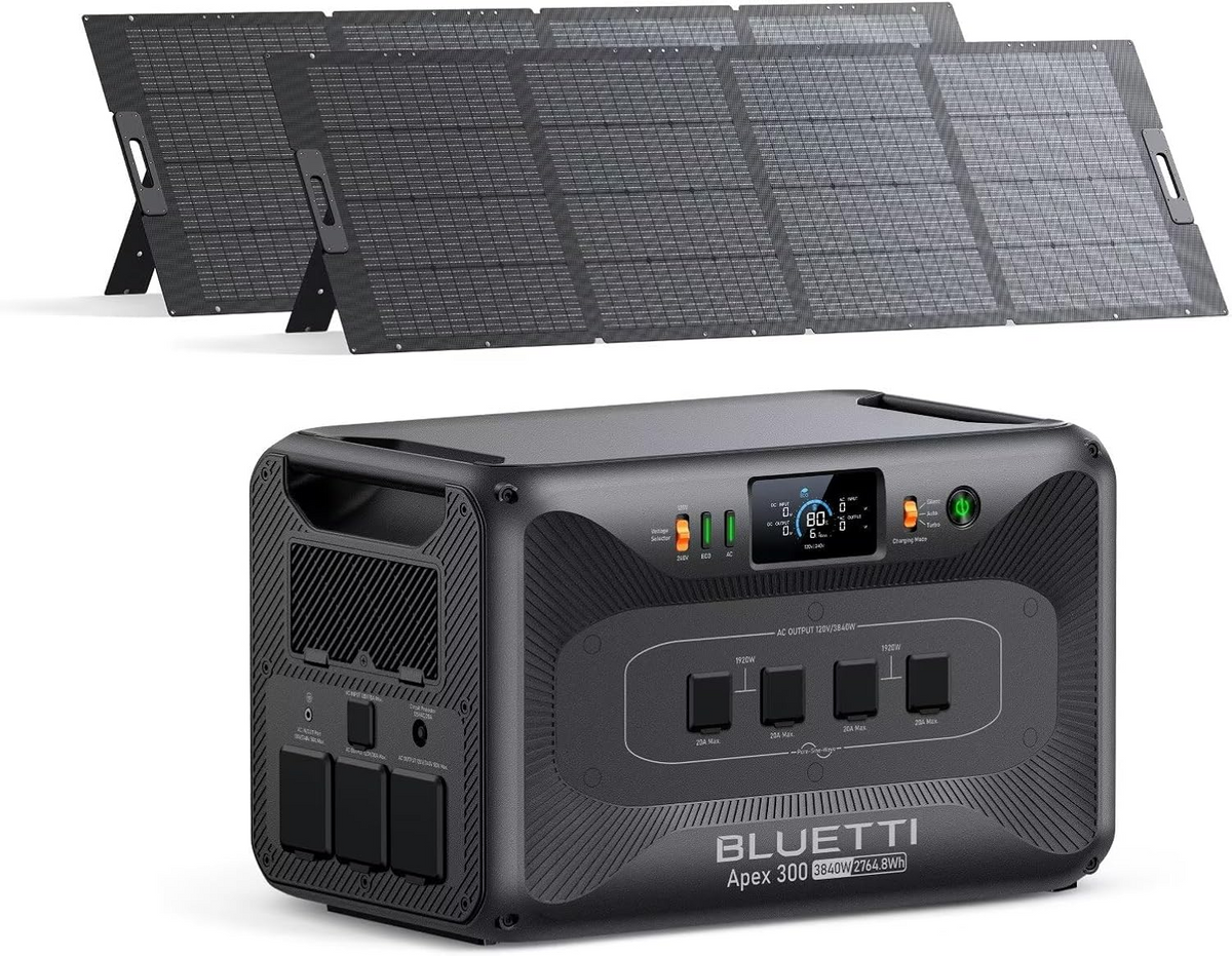 Apex 300 Versatile Power Station | 3,840W, 2,764.8Wh-A