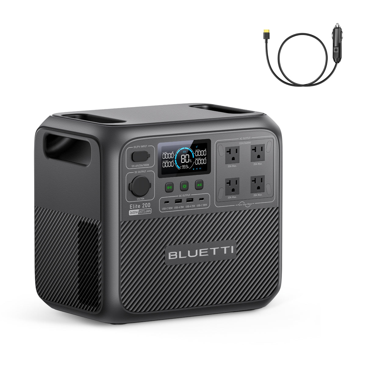 BLUETTI Elite 200 V2 Portable Power Station-A