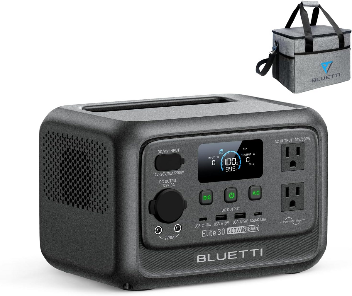 BLUETTI Elite 30 V2 Portable Power Station -A