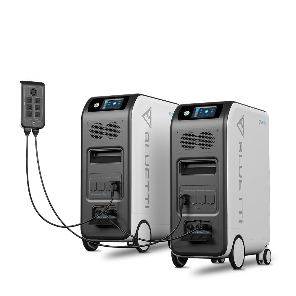 Giftig Guinness bestøver BLUETTI 2*EP500 + 1*Split Phase Fusion Box | Home Backup | All-in-one  Battery Backup System | Power Station(In-grid UPS Mode + Off-grid Energy  Storage)