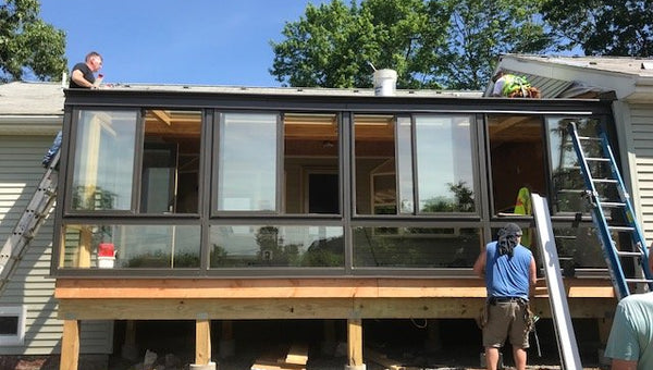 How To Build A Four Season Room On A Deck?