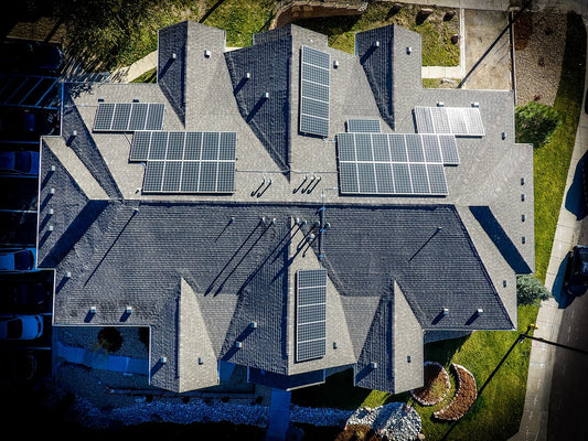 solar panel on home
