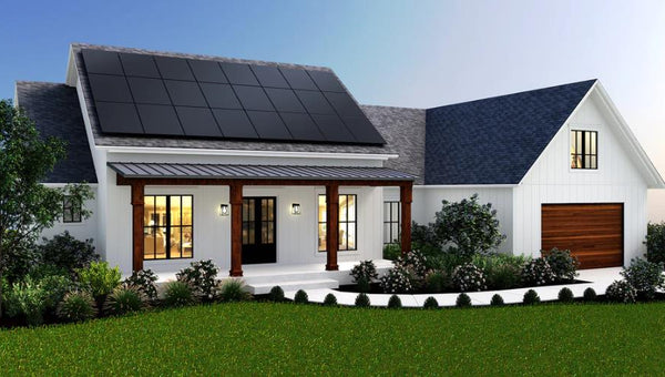 black solar panels