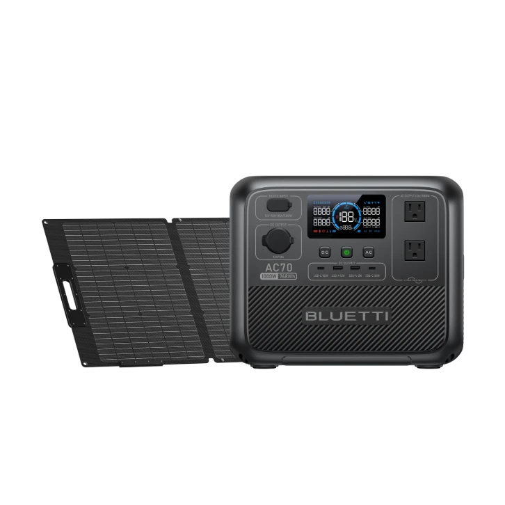 BLUETTI AC60 600W 403Wh Portable Power Station - LiFePO4, Solar Generator, IP65 (Certified Refurbished)