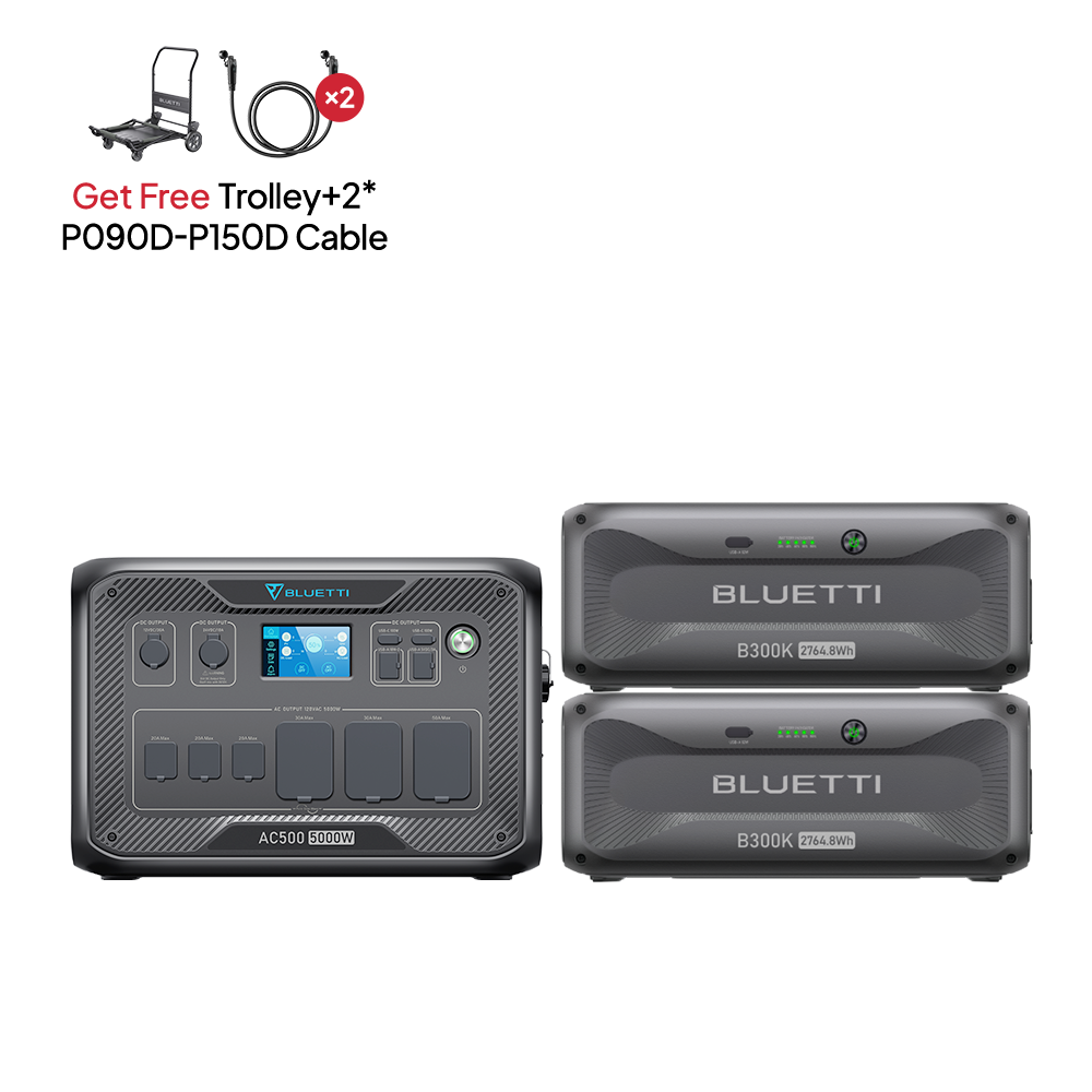 AC500+2*B300K(Free 2*P090D to P150D+Foldable Trolley)