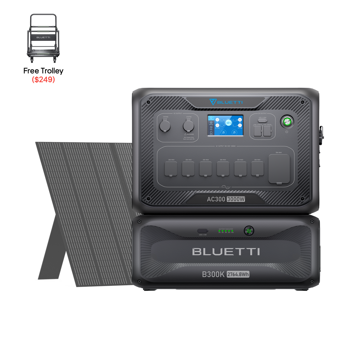 AC300+B300K+350W (Get Free Trolley)