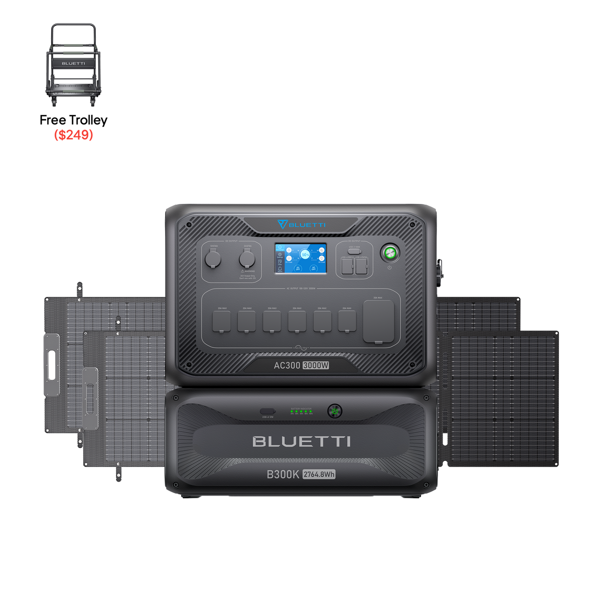 AC300+B300K+2*200W (Get Free Trolley)