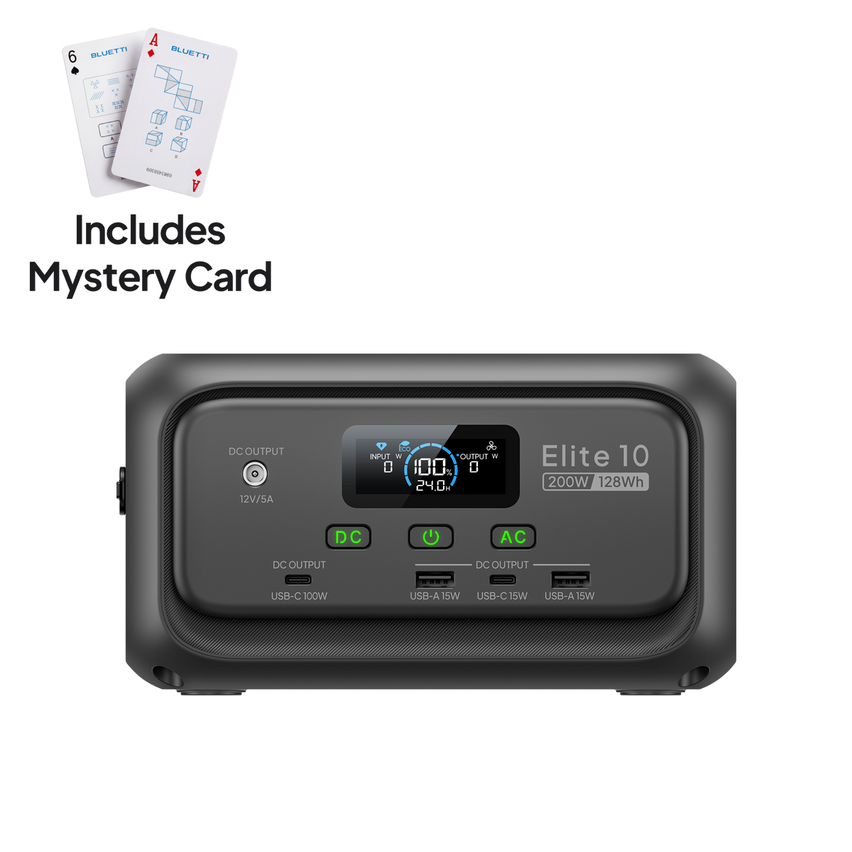 BLUETTI Elite 10 Mini Power Station | 200W 128Wh