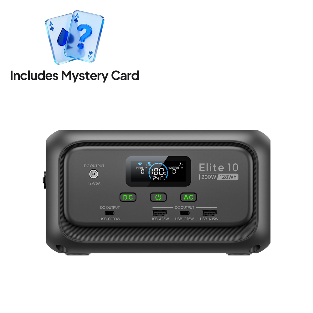 BLUETTI Elite 10 Mini Power Station | 200W 128Wh