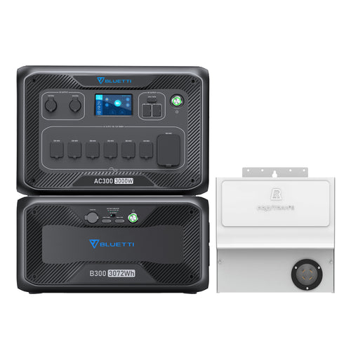 BLUETTI AC300 + 1*B300 | Home Battery Backup