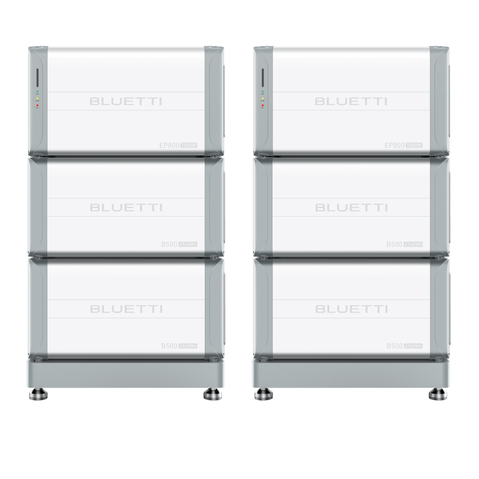 BLUETTI 2*EP800 + 4*B500 Home Battery Backup