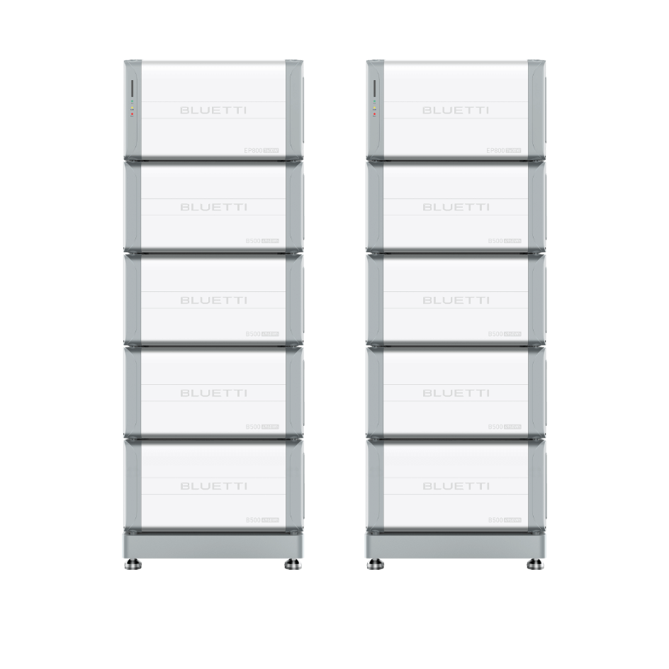 BLUETTI 2*EP800 + 8*B500 Home Battery Backup