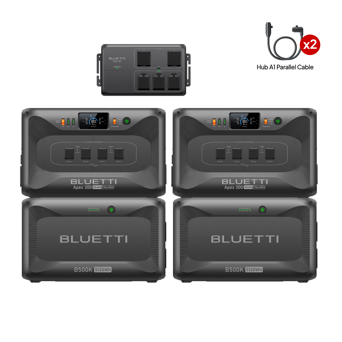 2*Apex 300 + 2*B500K + Hub A1
